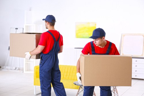 Man and van loading furniture in Finsbury Park