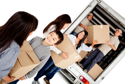 Furniture collection and delivery van in North London