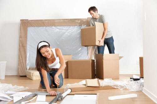 Commercial movers planning a business relocation in Finsbury Park