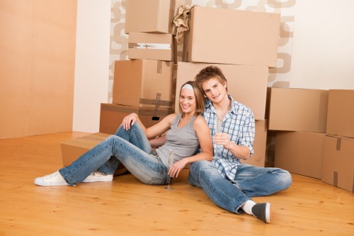 Professional packing and labelling for a home move in Finsbury Park
