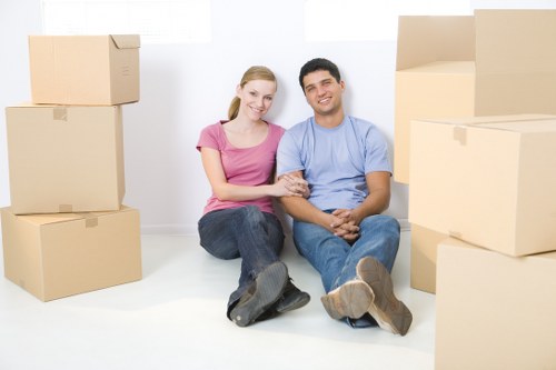 Van moving service near busy Finsbury Park streets